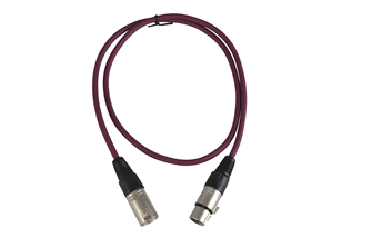 XLR Male to XLR Female Patch Lead 3 Pin Balanced Choice of Length & Colour